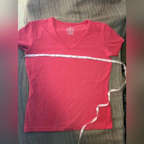 Classic Red V-Neck Tee - Picture 1 of 4